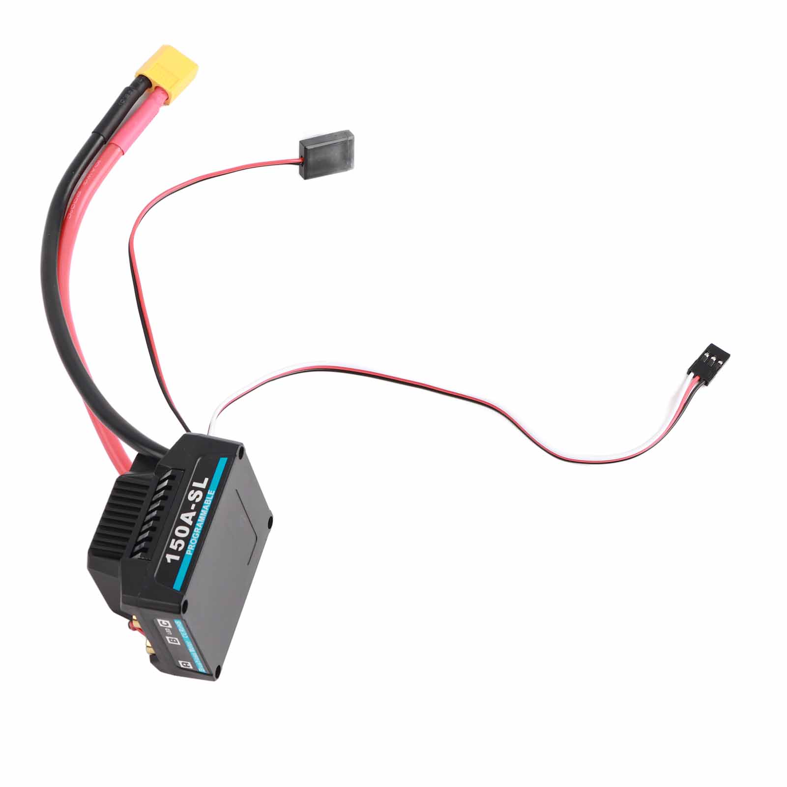 

RC Brushless ESC 150A BCE Output 5A 5.8V Waterproof Dustproof Black Brushless ESC for 1/8 RC Car