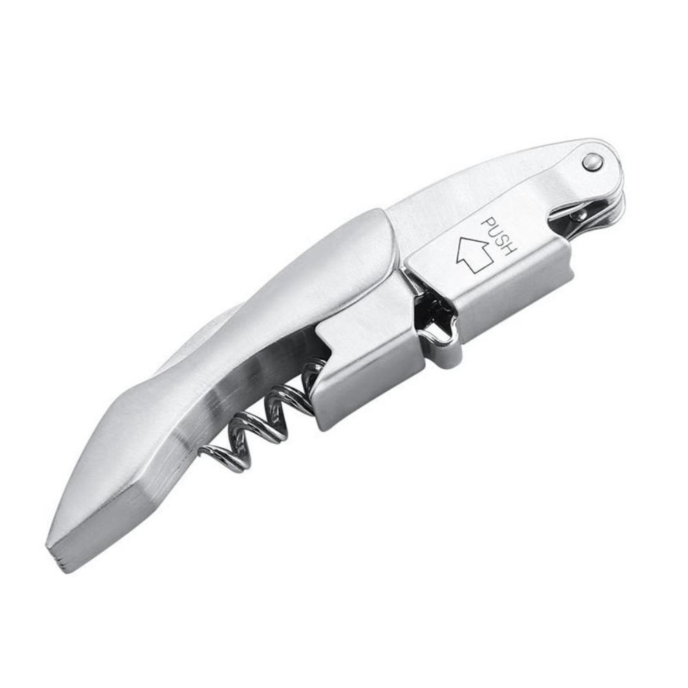 Stainless Steel Wine Opener Spiral Design Wine Stopper Remover Waiter Corkscrew  Gifts