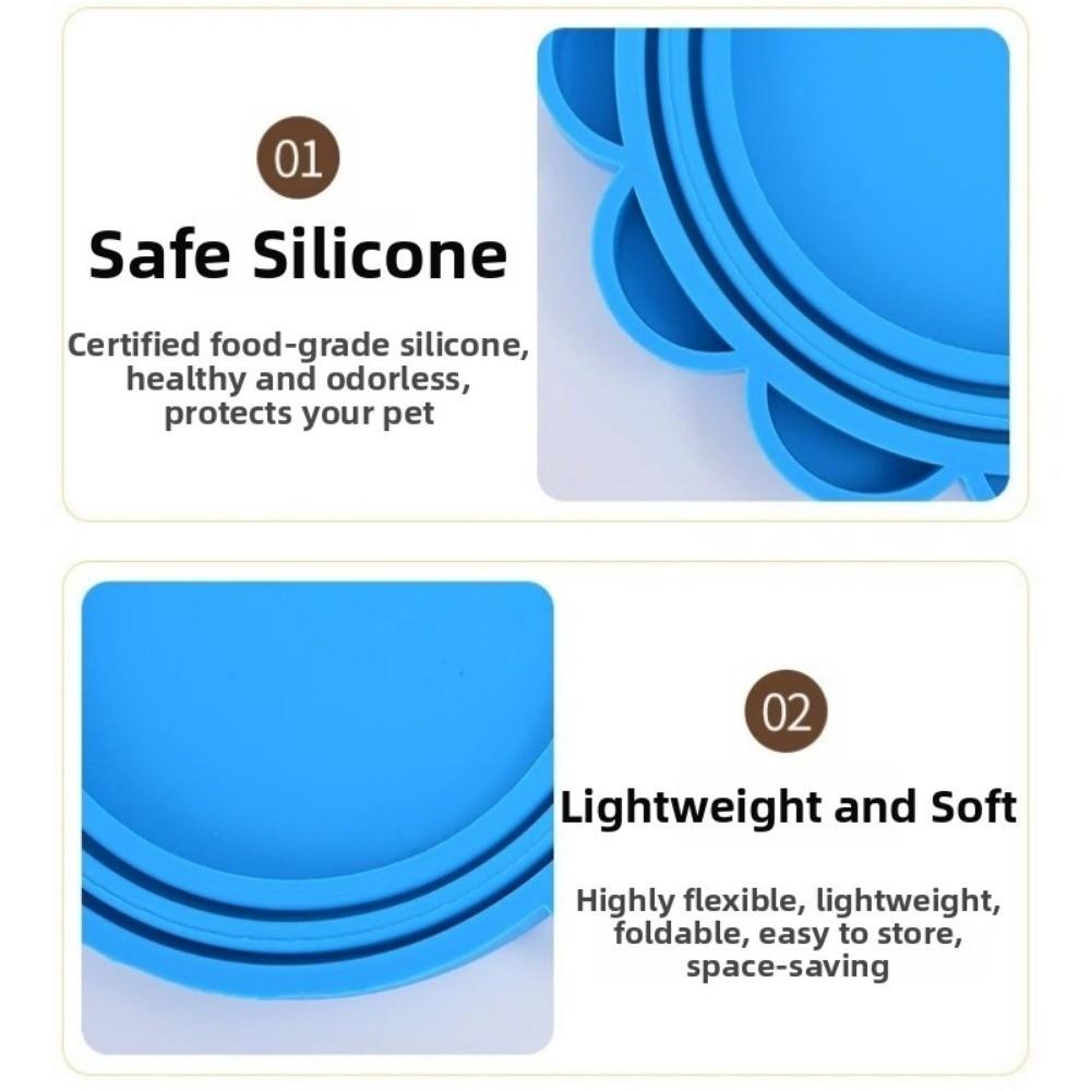 Reusable Pet Canned Lid Silicone Feeders Food Can Lid Storage Top Cap Cover  Pet Daily Supplies