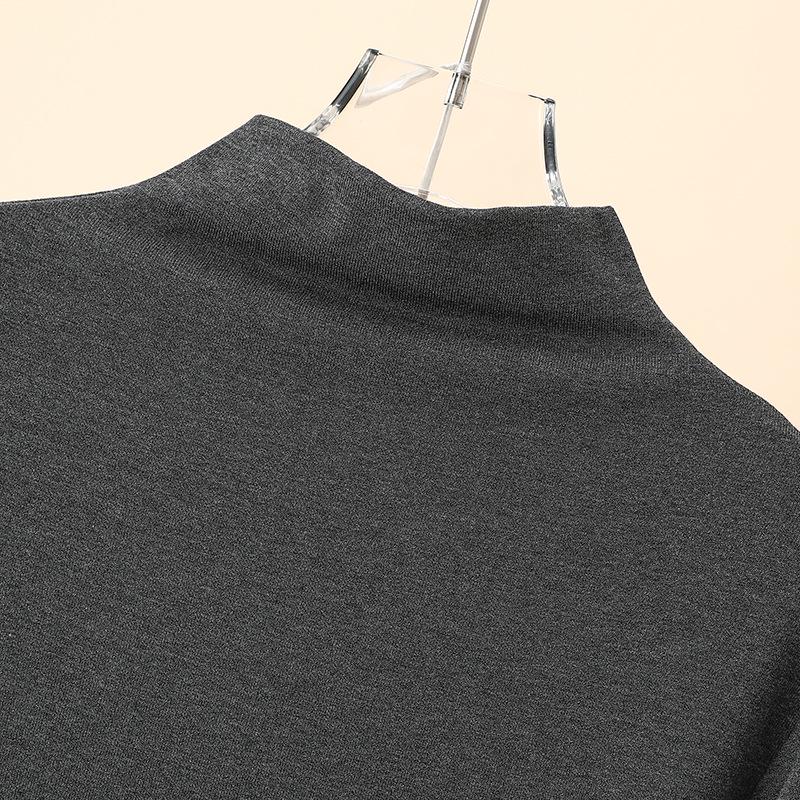 Women's Slimming Long Sleeve High Neck Base Layer 2025 - Fashionable Autumn/Winter Top