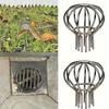 Stainless Steel Drain Cover Filter for Roof Drainage Pipe Anti-Clogging Floor Drain Protector with Durable Wire Mesh Design