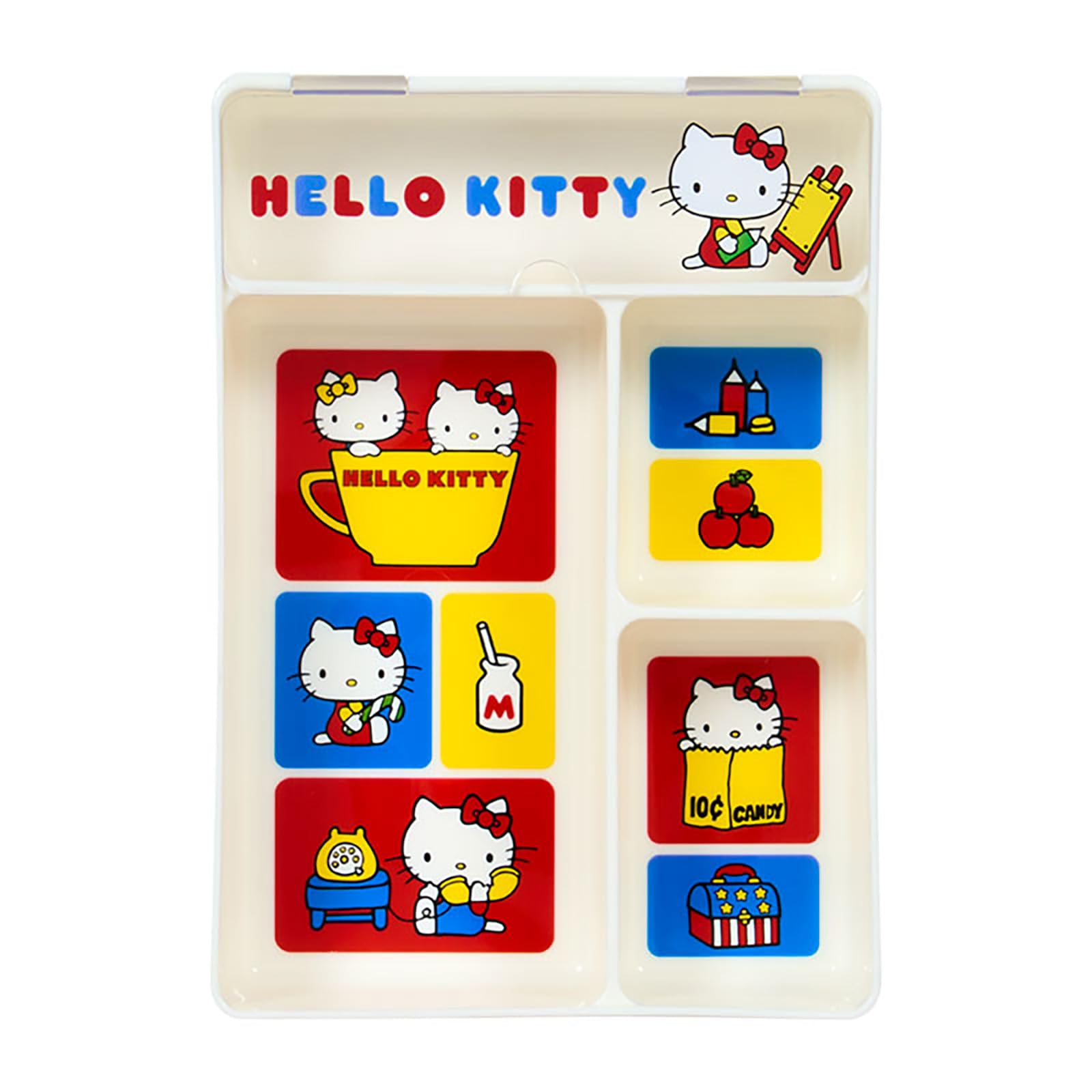 Sanrio Tray with Lid Always Hello Kitty 323411 (SANRIO) (Everyday Goods, Sanrio)