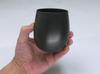 Cup Mouth Stainless Steel Vacuum Double Layer Cup Black 250ml J-kitchens Ceramic-like