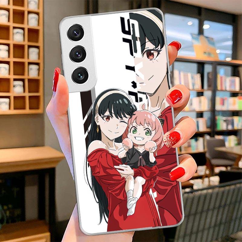 Anime Spy Family Anya Cover Phone Case For Samsung Galaxy S26 S25 Edge S24 Ultra S23 S22 Plus S21 S20 FE Soft Fundas Shell Galax