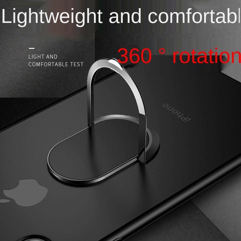 Suport pentru telefon mobil cu adevărat ultra-subțire de 0,2 mm, inel magnetic rotativ de 360 ​​de metri, montat pe mașină, suport creativ cu cataramă din metal pentru telefon