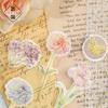 Yu Xian Floral Series: Hot Stamping Pet Stickers for Journals - 30 Sheets, 4 Styles