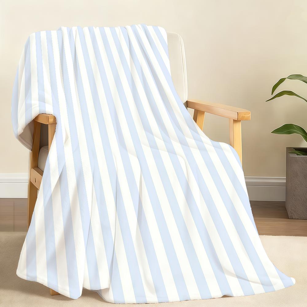 M-Minimally Stripes Blanket Soft Throw Blanket for Home Bedroom Bed Sofa Picnic Travel Office Rest Cover Blanket Gift