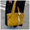 Women's Quilted Tote: Casual Down Single Shoulder Bag, Large Capacity for Autumn/Winter