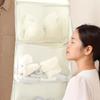 Double Layer Storage Hanging Bag Sock Storage Hanging Bag Wardrobe Dormitory Storage Mesh Bag Underwear Storage Wall Hanging Sorting Storage Bag