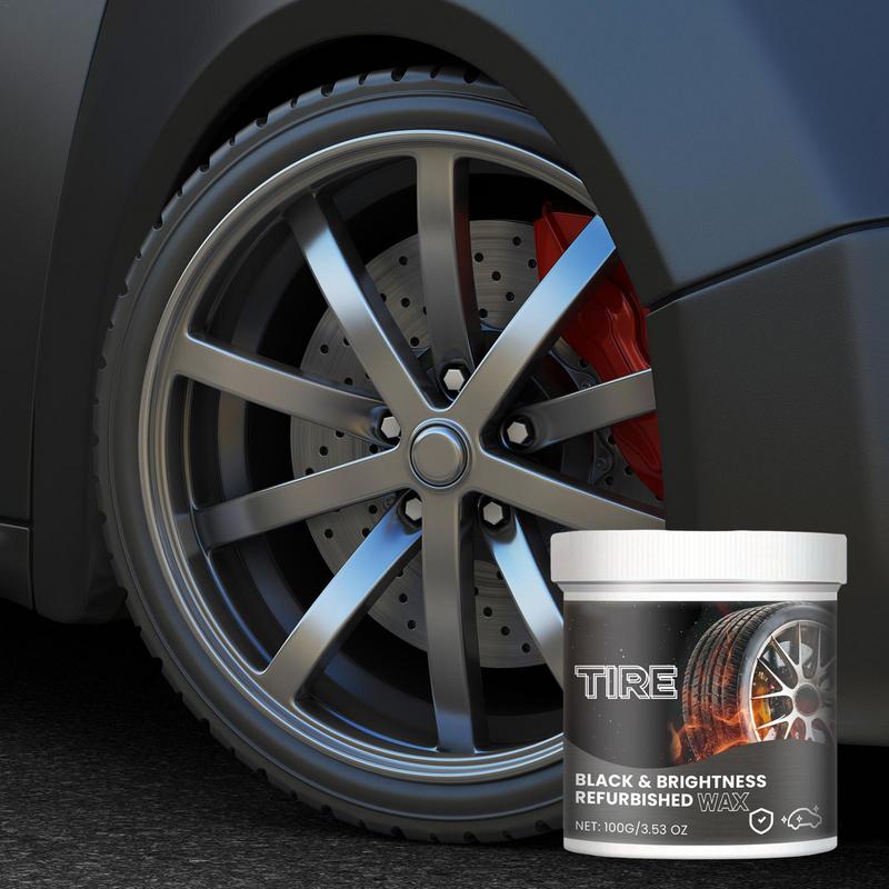 Tire Coating Cream Tire Shine Coating Cream For Auto Rust-Proof Formula Tire Retreader For SUVs Sedans RVs Small Cars Trucks