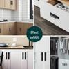 Surface-Mounted No-Drill Handle for Doors, Windows, and Cabinets