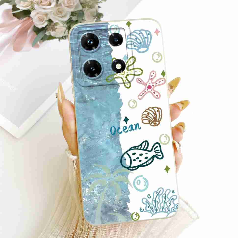 For Infinix Note 30 Pro Cases Cat Rabbit Painted Cover Soft Silicone Case For Infinix Note 30 Note30 Pro X678B Cover Funda Coque