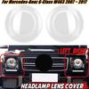 Autoscheinwerfer-Linsenabdeckung Scheinwerfergehäuseabdeckung Lampenschirm Scheinwerfergehäuse für Mercedes-Benz G-Klasse W463 G350 G500 G63 2007-2017