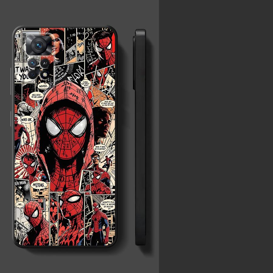 Marvel Iron Man Logo Funda Phone Cover Case for Xiaomi Redmi Note 9 7 8 11 10 10S 9S 14 12 Pro 13 Pro Plus 11s 12s
