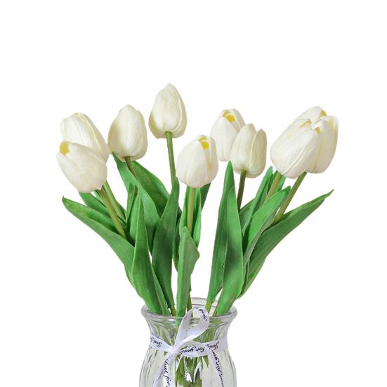 Blume mit Stiel Realistisch Heim Büro Tisch Mittelstück Hochzeit Kunstblumenzweig Künstliches Blumenarrangement