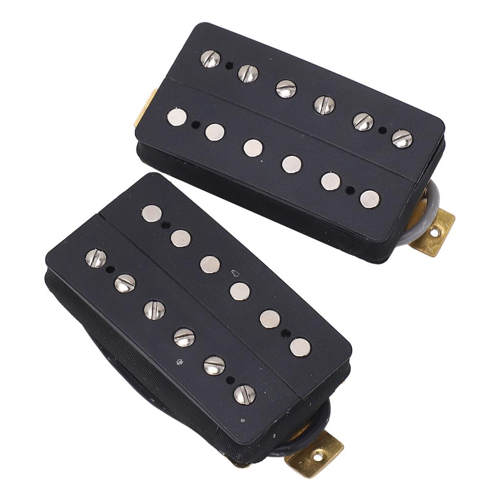 Alnico 5 Magnet Humbucker Pickup Replacement Maple Housing Double Coil Bridge Pickup for Electric Guitar