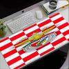 Benfica Thema Mauspads, Rutschfeste Gummiunterseite, Multifunktionales Büro- & Heimdekor, Perfekt für die Personalisierung des Arbeitsplatzes.