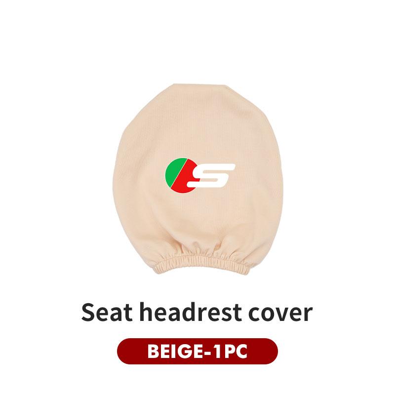 Car Seat Headrest Pillow Cover Dust Dirty-proof Protective Cover Accessories For Jaguar XF XJ XE XK S-Type F-Type X-Type F-Pace SS16