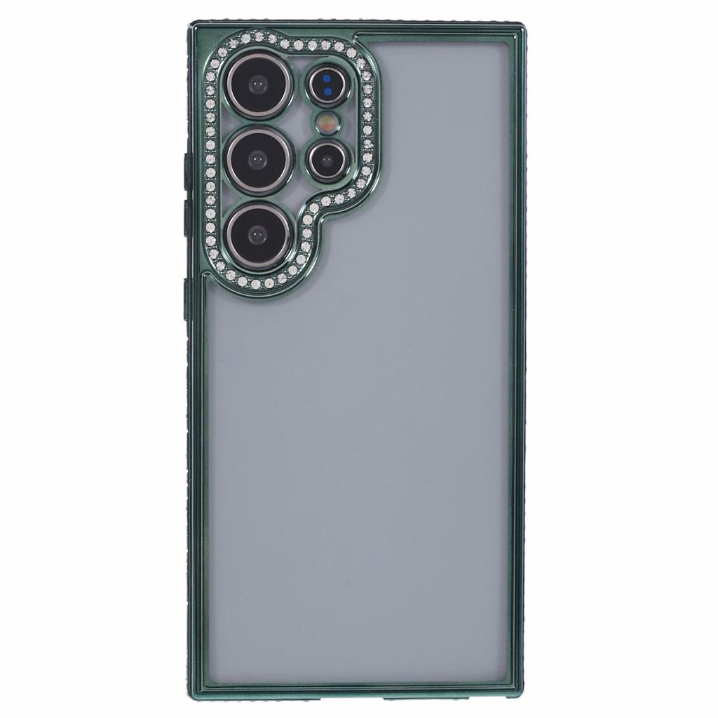 For Samsung Galaxy S22 Ultra 5G Case Bling Rhinestones Soft TPU Phone Cover