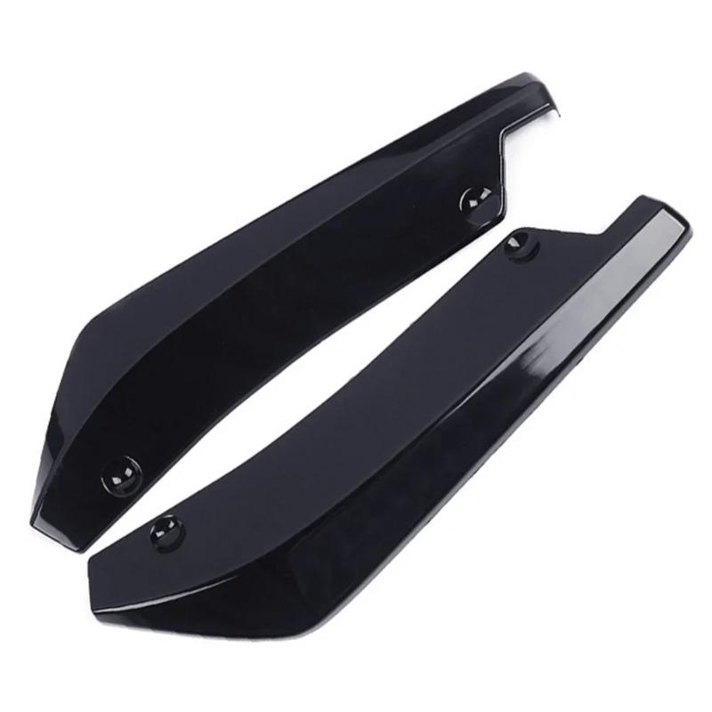 Car Front Rear Bumper Strip Lip Spoiler Diffuser Splitter Scratch Protector Carbon Fiber Winglets Side Skirt Extension Universal