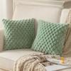 Boho Style Cushion Cover Cozy Plush Pillow Cover Pineapple Grid Decoration Double-sided Design Pillows Cover Sofa Pillowcase