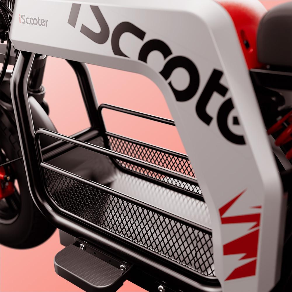 iScooter DX5 Pro Electric Scooter with Storage,52V 20Ah Battery,  17” Off-Road Tires