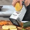 Stainless Steel 4 Sides Vegetable Grater Manual Vegetable Slicer Convenient Cheese Grater  Ginger