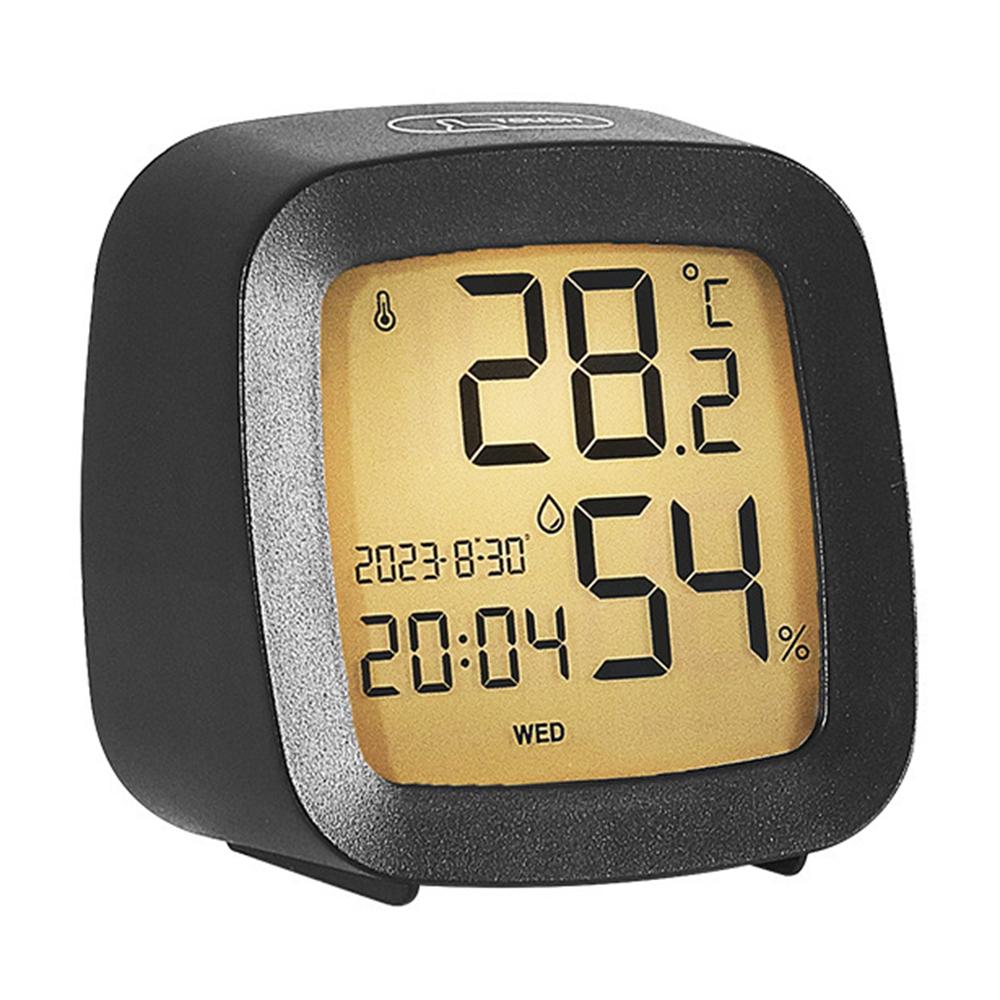 Digital Alarm Clock with Backlight Battery Operated Temperature Humidity Monitor Alarm Clock A