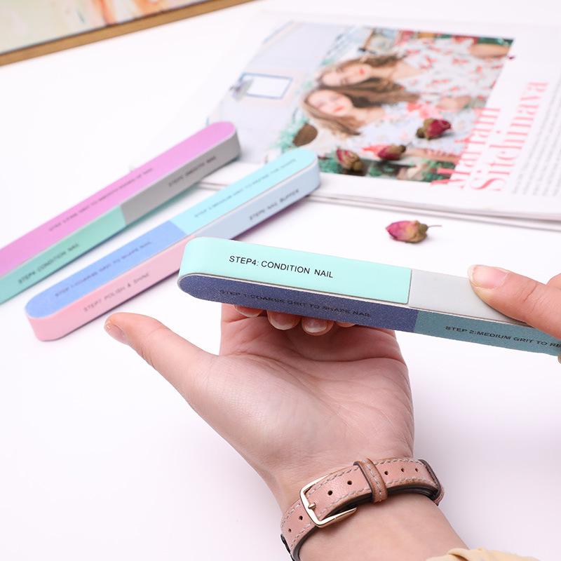 

Printed nail file sanding strip, six-sided polishing file Nail tool Nail file Seven-sided nail sharpener