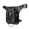 Dark Gothic Skull Head Embossed Men'S Fanny Bag Niche Chain Bag Crossbody Shoulder Bag