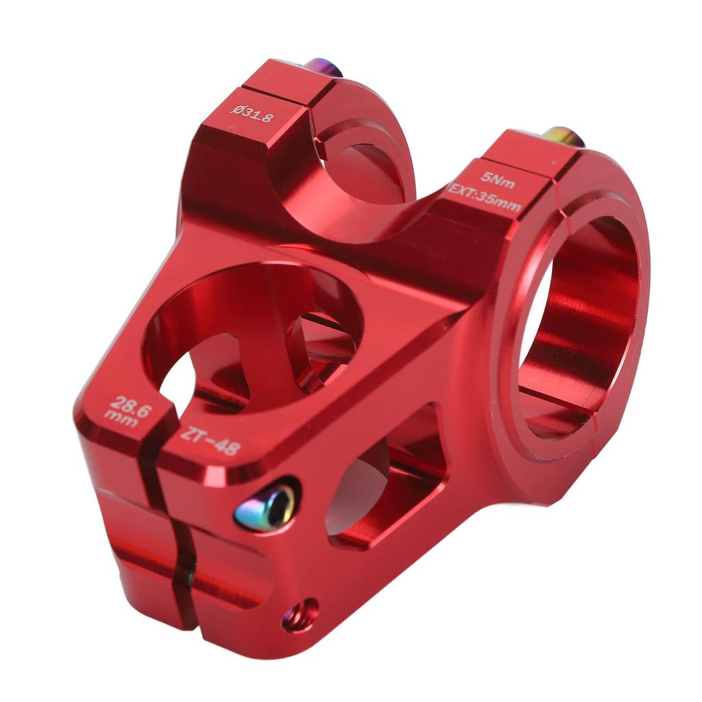 31.8mm Mountain Bike Stem Aluminum Alloy Lightweight Short Handlebar Stem for Replacement
