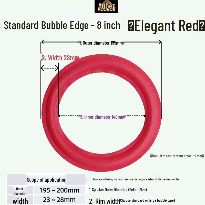 JBL Speaker Repair Foam Surround: Replacement Edge for 3/4/6/6.5/8/10/12 Inch Folding Ring