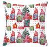 New Christmas Dwarf Pillow Cover Christmas Cute Dwarf Peach Skin Cushion Cover