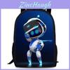 Mochila Escolar Astro Bot 15 Polegadas Grande Capacidade Design Elegante em Tecido Oxford Para Crianças