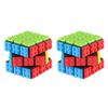 Building Blocks 3D Magic Puzzle Cube 3X3X3 Diy Fidget Toy Brick Anti Stress Relief Sensory Adhd Educational Game For Kids Adult