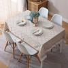Decorative Tea Table Cover Fringe Edge Rectangular Tablecloth Retro Cloth Deskcloth Home Textile