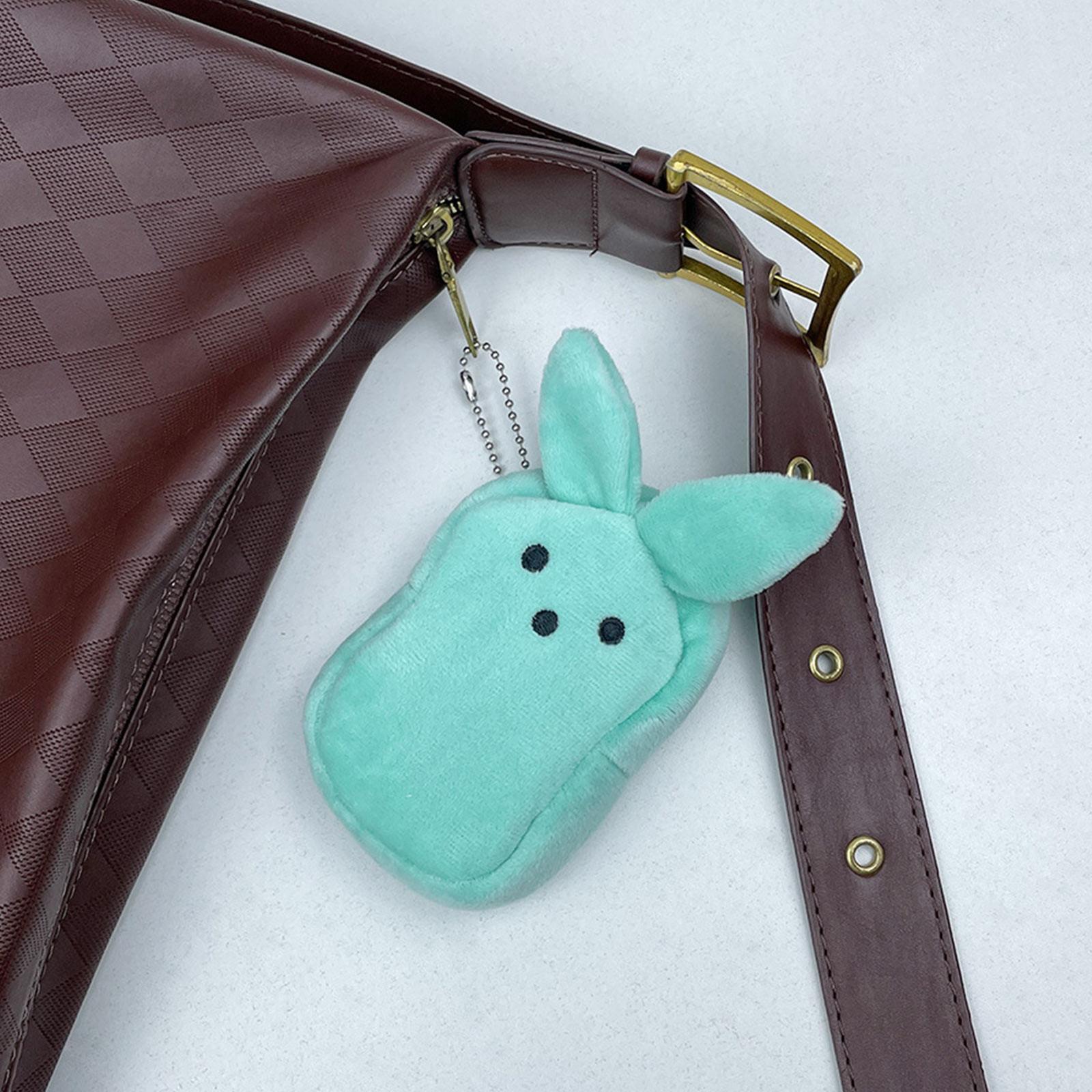 

6 шт. красочных плюшевых кошельков для монет, симпатичная красочная кукла, креативный детский кошелек для монет, школьная сумка, подвеска, модная сумка для хранения One Size синий