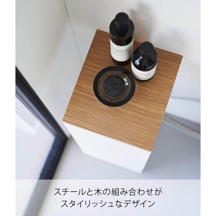 Yamazaki Toilet Pipe Cover White W18xD20xH47.2cm Tower 5223