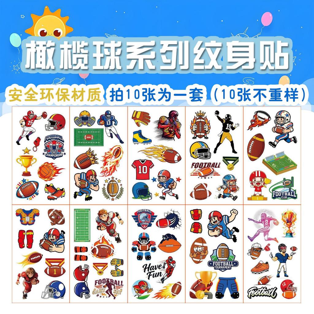 Halloween Party Kids Dress Up Tattoo Stickers Cartoon Waterproof Temporary Stickers Holiday Gifts Face Stickers