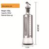Wutuo Stainless Steel & Glass Oil Dispenser Set