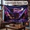 Coperta Morbida e Accogliente a Tema Magia Fantasy con Nome Personalizzato per Divano Letto Casa