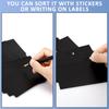 1 Set Index Card Organizer Box Plastic Index Card Holder Multi-functional Recipe Card Box 3x5Inch Cards Organizer with Note Page