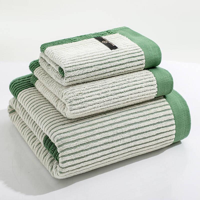 Premium All-Cotton Bath Towel: Thick, Soft, Absorbent, Antibacterial, Embroidered for Household and Hotel Use