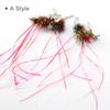 5pcs Mix Tassel Cat Teaser Stick Change Heads Cat Toys Interactive Pet Toy Supplies