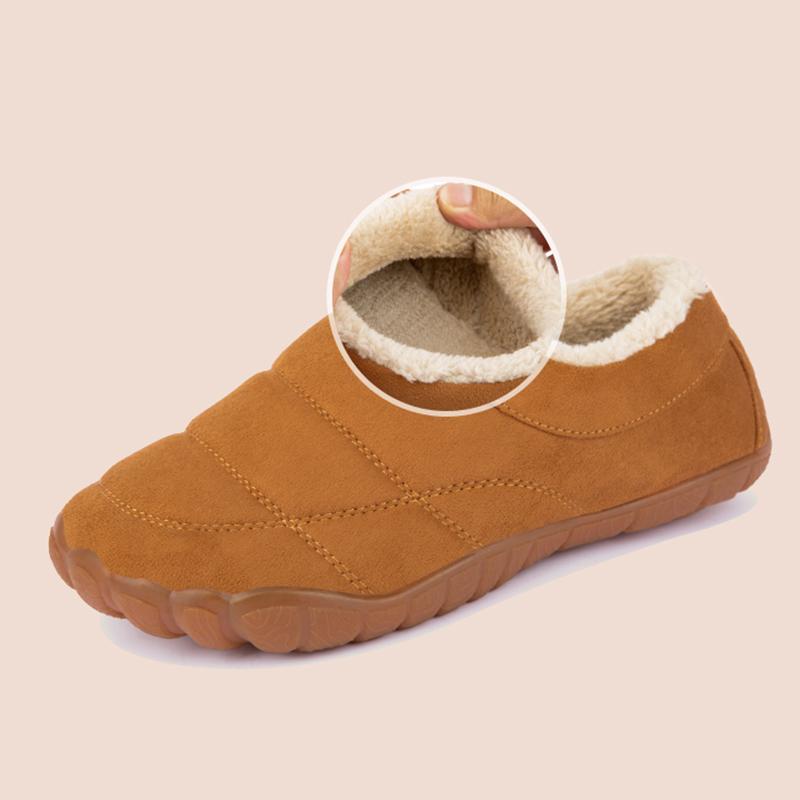 Зимние домашние мужские тапочки с толстым плюшем — фото 4