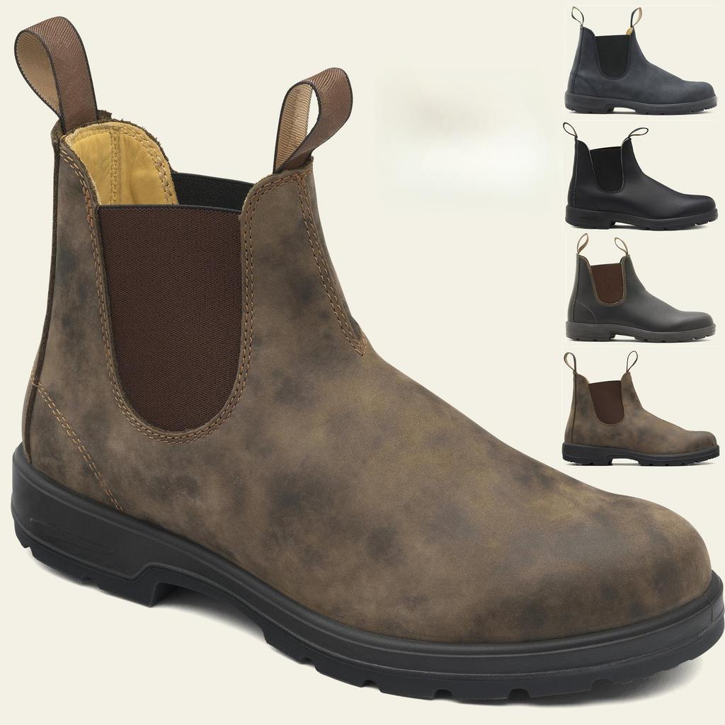 Retro-Chelsea-Stiefel für Herren, klassisch, bequem, Kampfstiefel, lässig, Chelsea-Stiefeletten, rutschfest, leicht, für den Außenbereich, Arbeitskleidung, kurze Booties