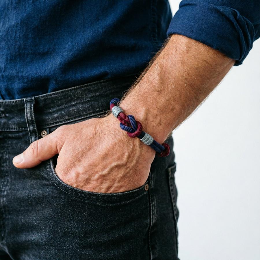 Handmade Nautical Knot Rope Bracelet Adjustable Color Block Couple Braclet For Men Women Boho Friendship Jewelry Gift Versatile