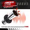 Car Air Horn Classical  for Ford Model T Style Old School Chrome OOGA Air Horn Antique Classic Old 12V 110DB Car Air Horn Chrome