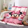1pc Minnie Mouse Sweet Blanket Lightweight Flannel Throw for Sofa Bed Travel Camping Livingroom Office Couch Chair