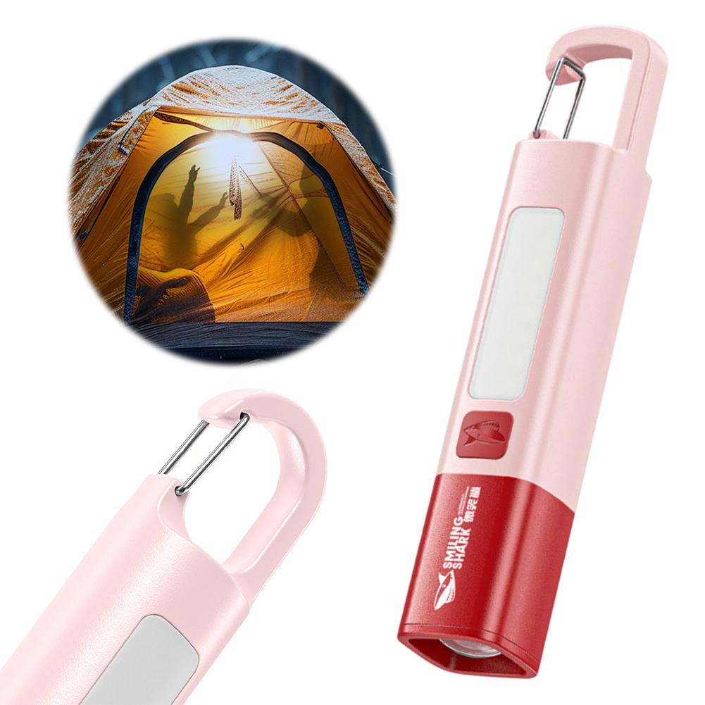 LED Camping Flashlight 3 Modes Compact Camping Torch Multifunction Flashlight Portable Handheld Light for Outdoor Camping Hiking